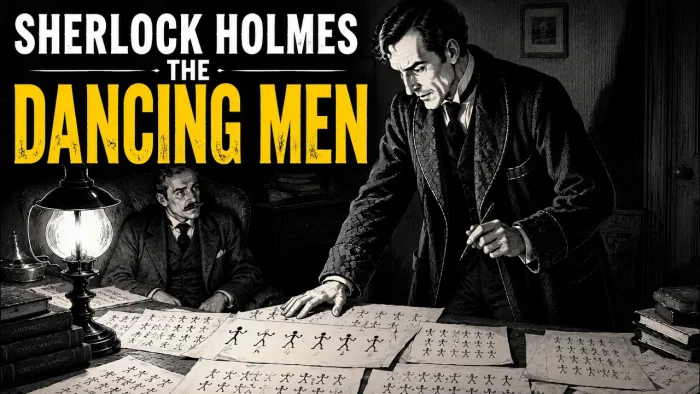 Sherlock Holmes – The Adventures of the Dancing Men | A2 ESL Graded Reader Worksheet | With Answer Key cover