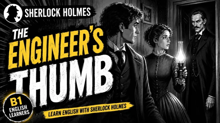 Sherlock Holmes – The Adventure of the Engineer's Thumb | B1 ESL & ELA Graded Reader Worksheet | With Answer Key cover
