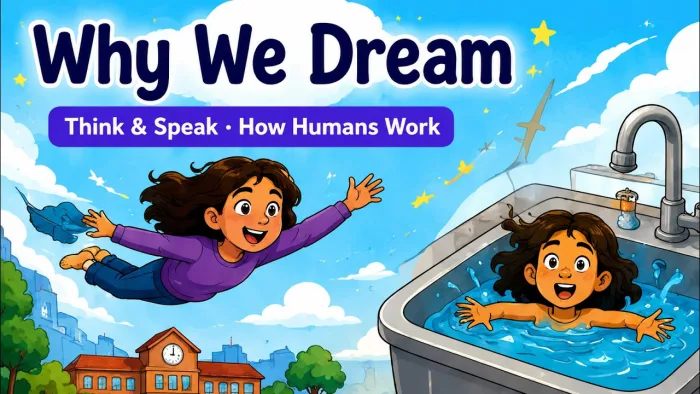 Why We Dream | B1 ESL ELA Worksheet | With Answer Key cover
